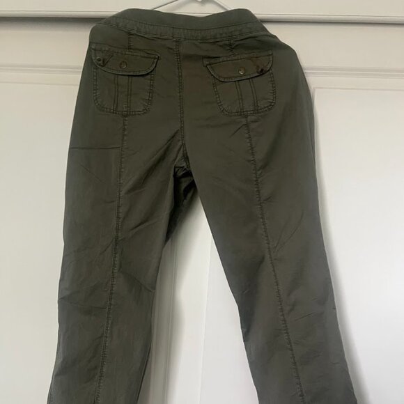 Natural Reflections Olive Green Camper Cargo Pants Size 8 - Picture 7 of 15